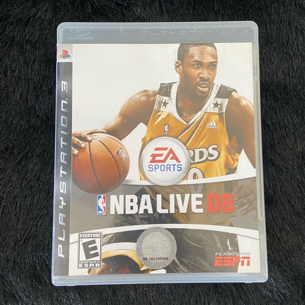 NBA Live 08 PlayStation 3 Game DVD Disk EA Sports Basketball